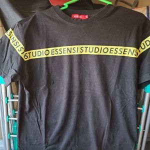 Black and yellow shirt